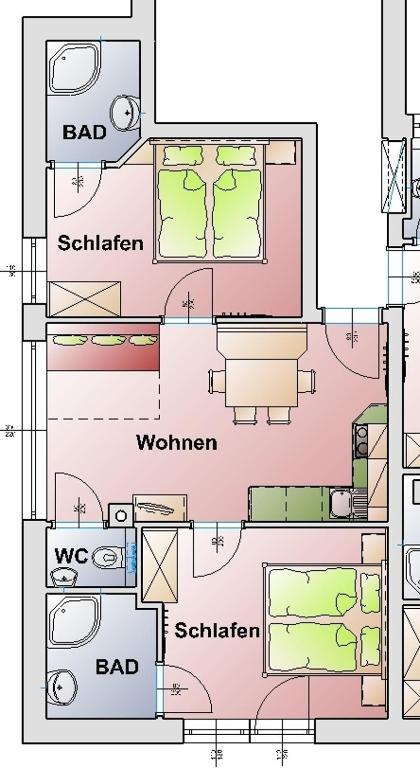 Appartements Stockinger Grossarl Szoba fotó